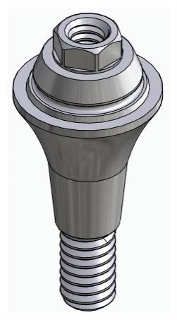 BIONIKA CX, Multi-unit fej, egyenes, becsavarható, LT2, széles, M1.4