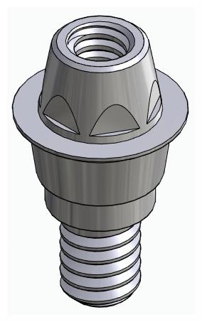 BIONIKA ST, Multi-unit fej, egyenes, becsavarható, LT2.7, keskeny, M1.6