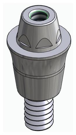 BIONIKA ST, Multi-unit fej, egyenes, becsavarható, LT2.7, keskeny, M1.6