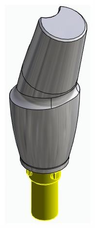 CORTILOG PCL, Anatómiai fej, ferde, 15°, pozicionált, B-típus