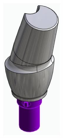 CORTILOG PCL, Anatómiai fej, ferde, 15°, pozicionált, B-típus