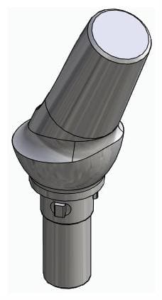 CORTILOG PCL, Anatómiai fej, ferde, 25°, pozicionált, A-típus