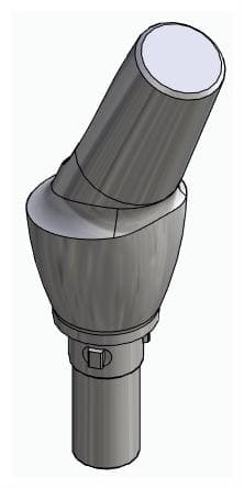 CORTILOG PCL, Anatómiai fej, ferde, 25°, pozicionált, A-típus