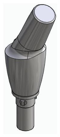 CORTILOG PCL, Anatómiai fej, ferde, 25°, pozicionált, A-típus