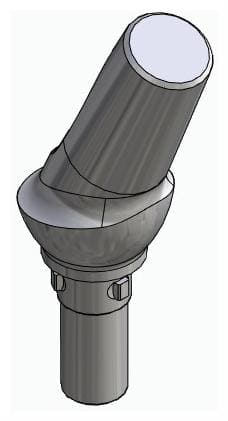 CORTILOG PCL, Anatómiai fej, ferde, 25°, pozicionált, B-típus