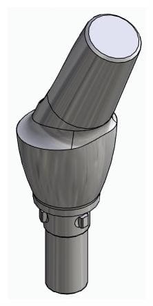 CORTILOG PCL, Anatómiai fej, ferde, 25°, pozicionált, B-típus