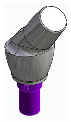 CORTILOG PCL, Anatómiai fej, ferde, 35°, pozicionált, A-típus