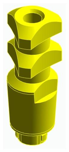 CORTILOG PCL, Mintavételi fej, nyitott kanálhoz, uniform, pozicionált