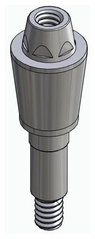 CORTILOG PCL, Multi-unit fej, egyenes, becsavarható, LT2.7, keskeny, M1.6