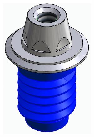 CORTILOG PCL, Multi-unit fej, egyenes, becsavarható, LT2.7, keskeny, M1.6