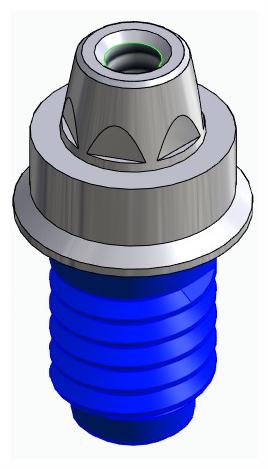 CORTILOG PCL, Multi-unit fej, egyenes, becsavarható, LT2.7, keskeny, M1.6
