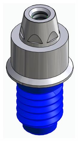 CORTILOG PCL, Multi-unit fej, egyenes, becsavarható, LT2.7, keskeny, M1.6