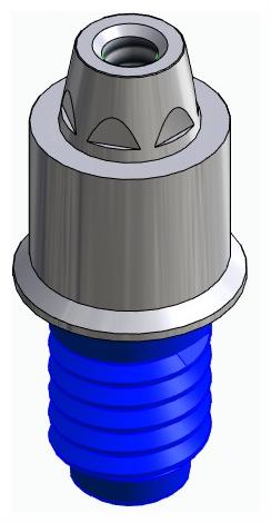 CORTILOG PCL, Multi-unit fej, egyenes, becsavarható, LT2.7, keskeny, M1.6
