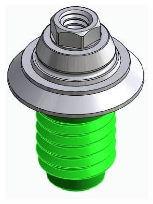 CORTILOG PCL, Multi-unit fej, egyenes, becsavarható, LT2, széles, M1.4