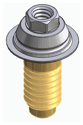 CORTILOG PCL, Multi-unit fej, egyenes, becsavarható, LT2.7, széles, M1.6