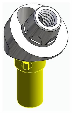 CORTILOG PCL, Multi-unit fej, ferde, pozicionált, LT2.7, keskeny, M1.6, A-típus