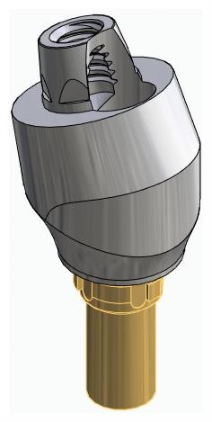 CORTILOG PCL, Multi-unit fej, ferde, pozicionált, LT2.7, keskeny, M1.6, A-típus