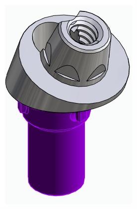 CORTILOG PCL, Multi-unit fej, ferde, pozicionált, LT2.7, keskeny, M1.6, B-típus