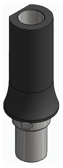 CORTILOG PCL, Scanbody fej, átmenőcsavaros, pozicionált, keskeny