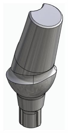 CORTILOG CCL, Anatómiai fej, ferde, 15°, pozicionált, B-típus