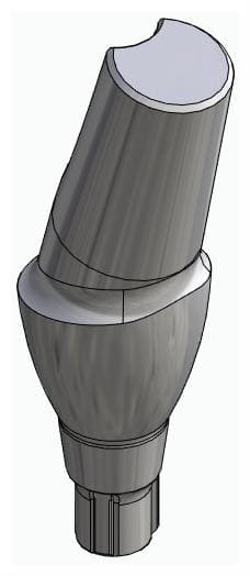 CORTILOG CCL, Anatómiai fej, ferde, 15°, pozicionált, B-típus