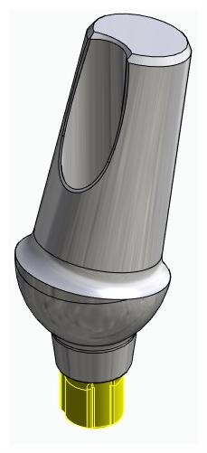 CORTILOG CCL, Anatómiai fej, ferde, 15°, pozicionált, B-típus