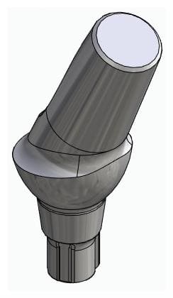 CORTILOG CCL, Anatómiai fej, ferde, 25°, pozicionált, A-típus