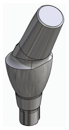 CORTILOG CCL, Anatómiai fej, ferde, 25°, pozicionált, A-típus
