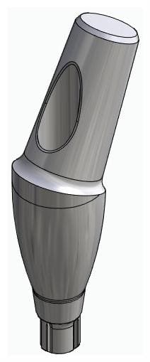 CORTILOG CCL, Anatómiai fej, ferde, 25°, pozicionált, A-típus
