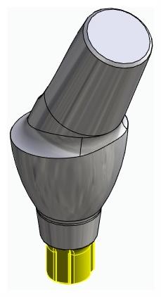 CORTILOG CCL, Anatómiai fej, ferde, 25°, pozicionált, A-típus
