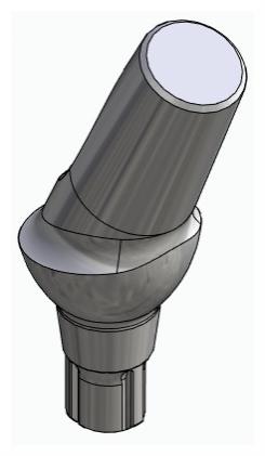 CORTILOG CCL, Anatómiai fej, ferde, 25°, pozicionált, B-típus
