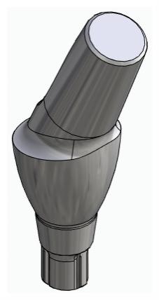 CORTILOG CCL, Anatómiai fej, ferde, 25°, pozicionált, B-típus