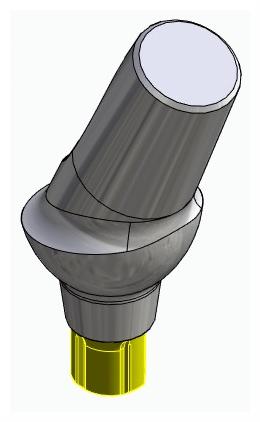 CORTILOG CCL, Anatómiai fej, ferde, 25°, pozicionált, B-típus