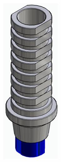 CORTILOG CCL, Ideiglenes fej, implant szintű, pozicionált