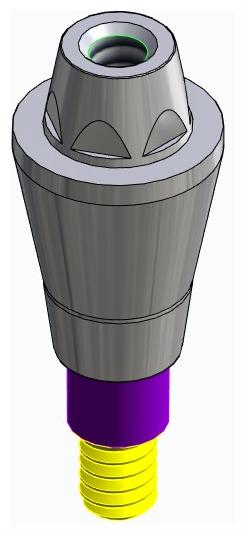 CORTILOG CCL, Multi-unit fej, egyenes, becsavarható, LT2.7, keskeny, M1.6