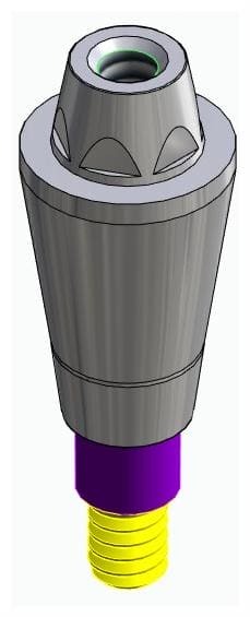 CORTILOG CCL, Multi-unit fej, egyenes, becsavarható, LT2.7, keskeny, M1.6