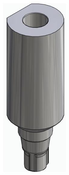 CORTILOG CCL, Scanbody fej, átmenőcsavaros, pozicionált