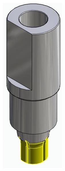CORTILOG CCL, Scanbody fej, átmenőcsavaros, pozicionált, keskeny