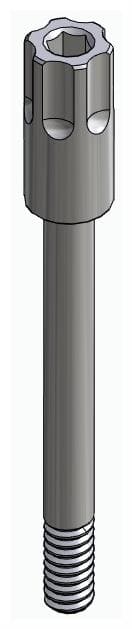 BIONIKA TLX, Mintavételi fejcsavar, nyitott kanálhoz, hosszú