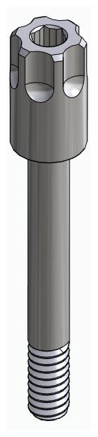 BIONIKA TLX, Mintavételi fejcsavar, nyitott kanálhoz, rövid