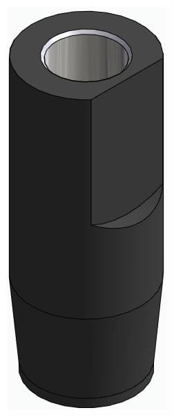 BIONIKA TLX, Scanbody fej, átmenőcsavaros, pozicionált, keskeny