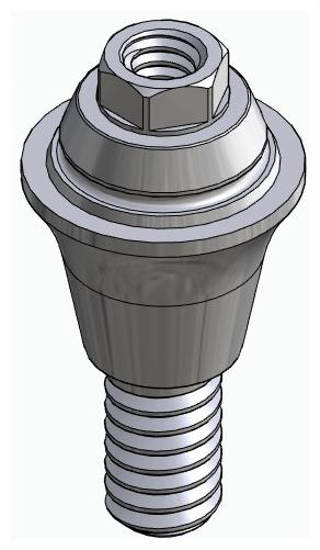 CORTICON, Multi-unit fej, egyenes, becsavarható, LT2, széles, M1.4