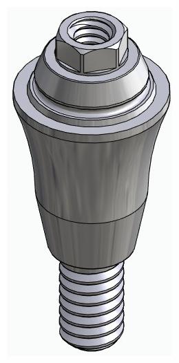 CORTICON, Multi-unit fej, egyenes, becsavarható, LT2, széles, M1.4