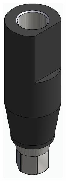 CORTICON, Scanbody fej, átmenőcsavaros, pozicionált, keskeny