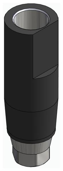 CORTICON, Scanbody fej, átmenőcsavaros, pozicionált, keskeny