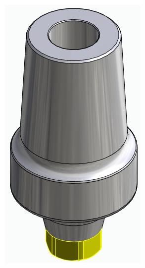 ACTIVAL, Anatómiai fej, egyenes, széles, pozicionált