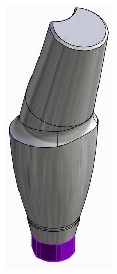 ACTIVAL, Anatómiai fej, ferde, 15°, pozicionált, A-típus