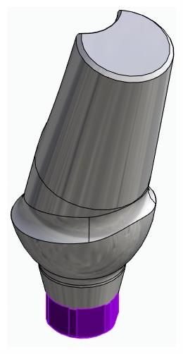 ACTIVAL, Anatómiai fej, ferde, 15°, pozicionált, B-típus