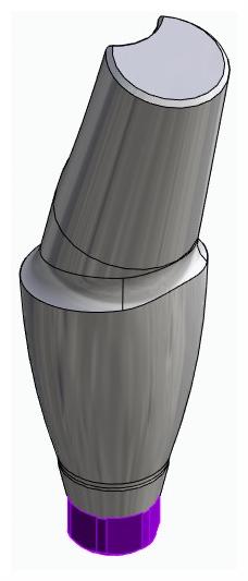 ACTIVAL, Anatómiai fej, ferde, 15°, pozicionált, B-típus