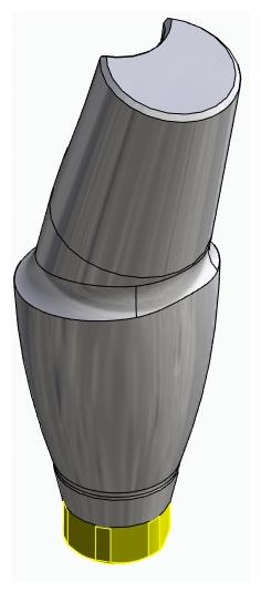 ACTIVAL, Anatómiai fej, ferde, 15°, pozicionált, B-típus